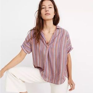 Madewell Courier Button-Back Shirt